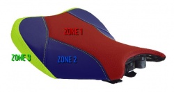 Les zones de la selle sur-mesure
