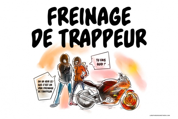 Freinage de trappeur via le téléphone