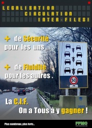 Manifestation pour la circulation inter-files des motos