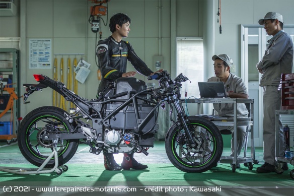 L'électrique devrait devenir la norme chez Kawasaki d'ici 2035 L'électrique devrait devenir la norme chez Kawasaki d'ici 2035