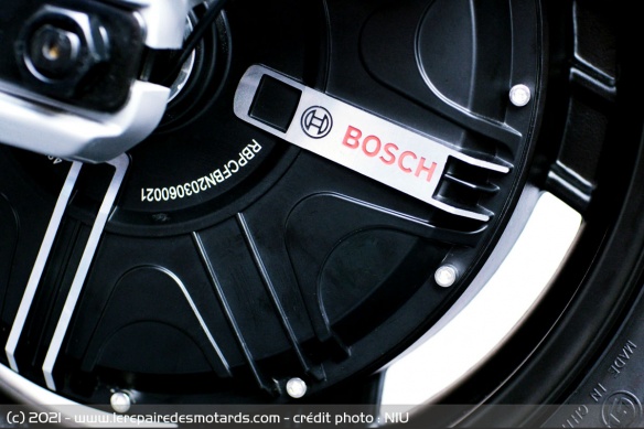 Le moteur Bosch est capable d'atteindre 70 km/h Le moteur Bosch est capable d'atteindre 70 km/h