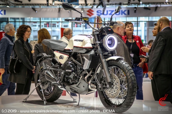 La Moto Morini 6 1/2 lors de l'EICMA 2019 La Moto Morini 6 1/2 lors de l'EICMA 2019