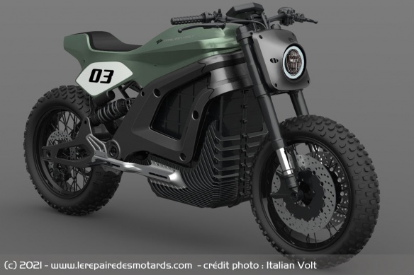 La Lacama déclinée à la manière d'un scrambler La Lacama déclinée à la manière d'un scrambler