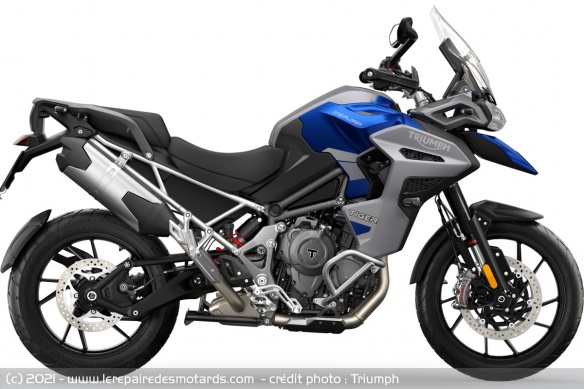 Tiger 1200 GT Explorer Lucerne Blue RHS