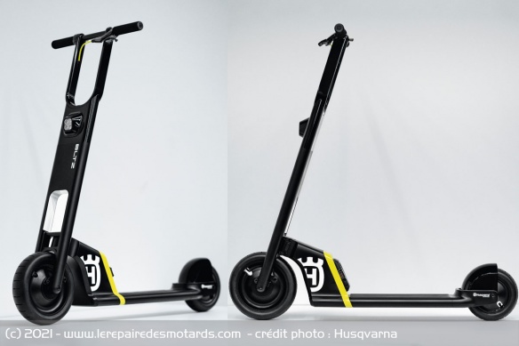Le concept de trottinette électrique Husqvarna BLTZ Le concept de trottinette électrique Husqvarna BLTZ