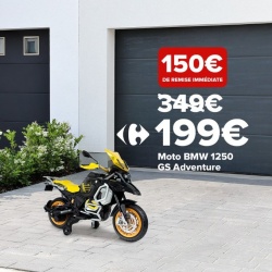 Promotion Carrefour sur les motos BMW 1250 GS Adventure