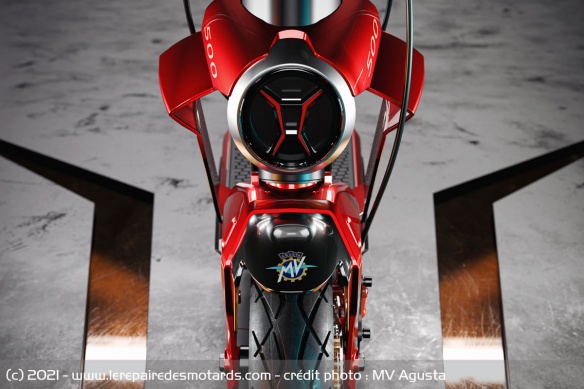 La Rapido reprend les éléments de design habituels des motos de Varese La Rapido reprend les éléments de design habituels des motos de Varese