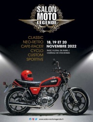Les motos Yamaha de GP au Salon Moto Légende