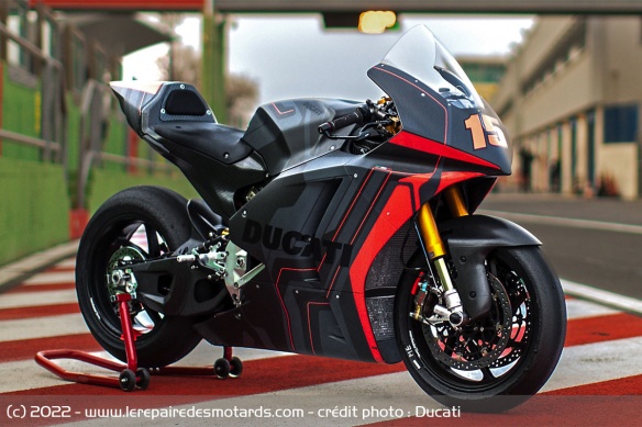 Le prototype électrique Ducati V21L Le prototype électrique Ducati V21L