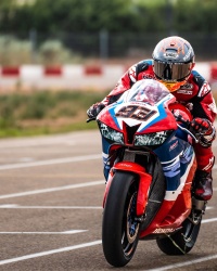 Marquez de retour sur une moto - Crédit photo : HRC