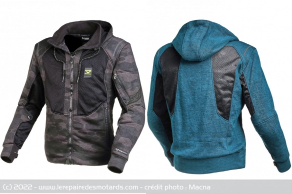 La veste Macna Breeze se décline dans 8 coloris La veste Macna Breeze se décline dans 8 coloris
