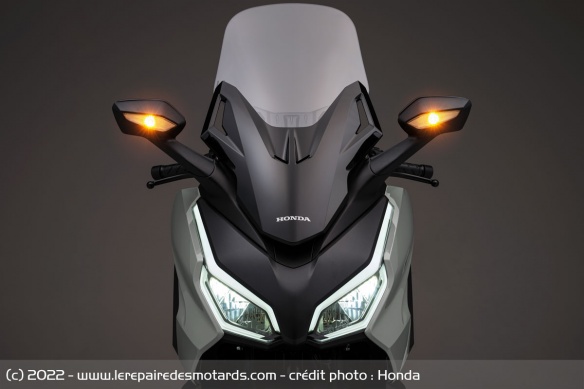 La nouvelle face avant du Forza 125 La nouvelle face avant du Forza 125