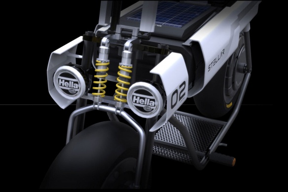 Le chassis et la fourche avant
