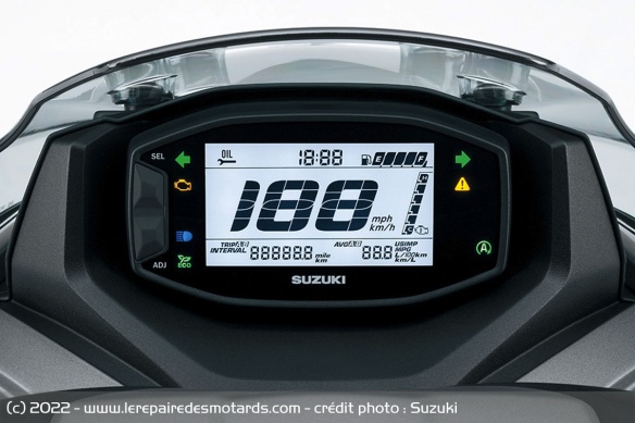 Le scooter se dote d'un nouveau compteur LCD Le scooter se dote d'un nouveau compteur LCD