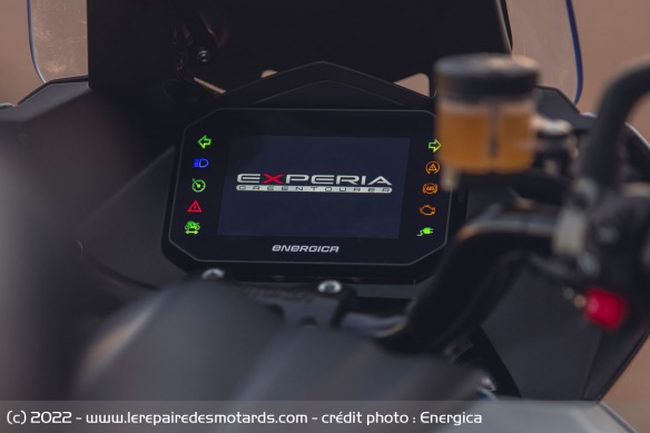 Le compteur TFT de l'Energica Experia Le compteur TFT de l'Energica Experia