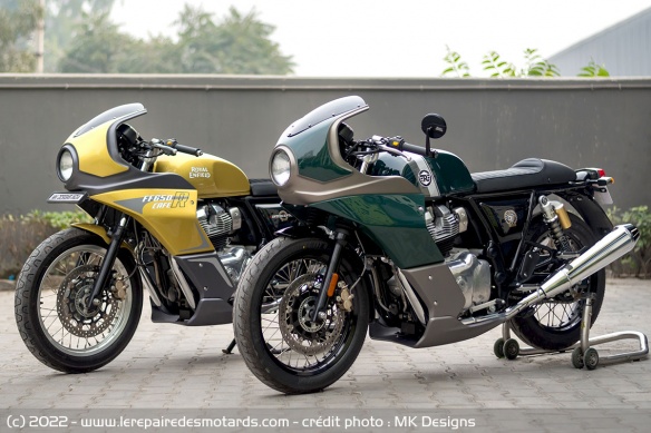 Le kit MK Designs est décliné dans les mêmes couleurs que celles proposées par le constructeur indien Le kit MK Designs est décliné dans les mêmes couleurs que celles proposées par le constructeur indien