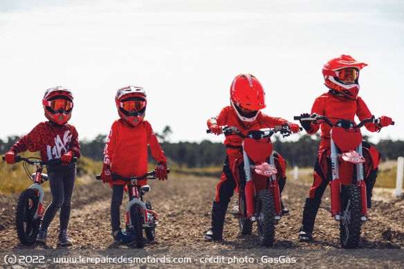 La gamme électrique GasGas pour enfants au complet La gamme électrique GasGas pour enfants au complet