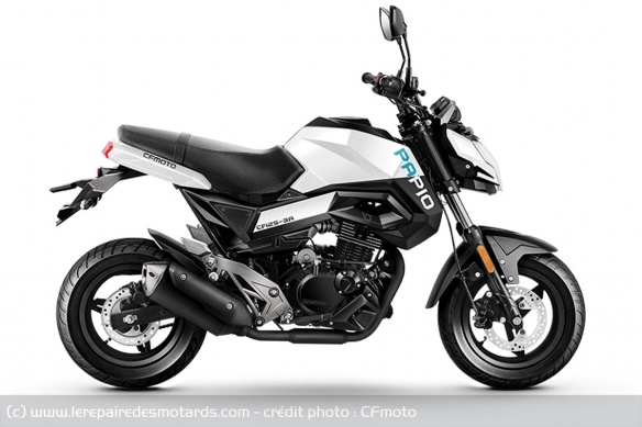 L'actuelle CFMoto Papio 125 L'actuelle CFMoto Papio 125