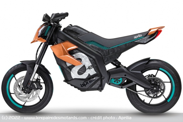 Le prototype Aprilia ELECTRICa Le prototype Aprilia ELECTRICa