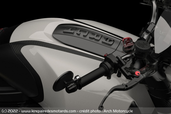 Le réservoir de l'Arch Motorcycle 1S