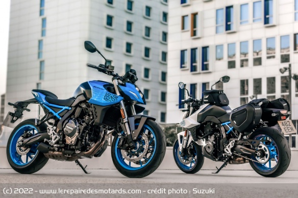 Suzuki décline la GSX-8S dans trois coloris