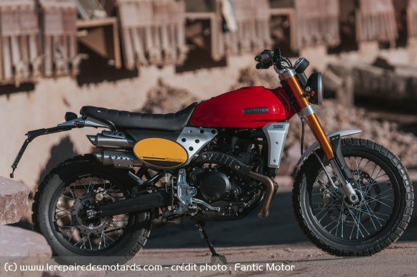 L'actuelle Fantic Caballero 500 L'actuelle Fantic Caballero 500