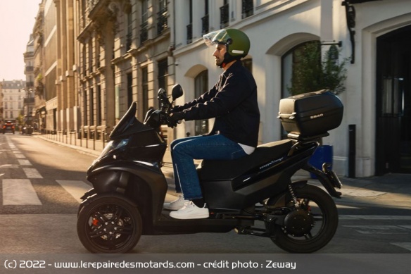 Le SwapperTriango+ s'appuie aussi sur les batteries échangeables Zeway Le SwapperTriango+ s'appuie aussi sur les batteries échangeables Zeway