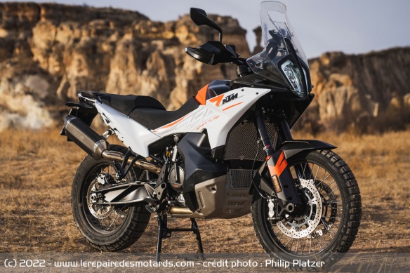 Le design de la 790 Adventure a été largement revu Le design de la 790 Adventure a été largement revu