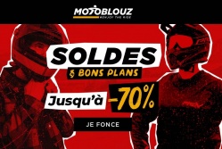 Soldes : jusqu'à -70% sur l'équipement moto