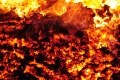 Une moto accidentée provoque feu forêt incendie