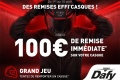 Promo casques motos à 100 euros remise