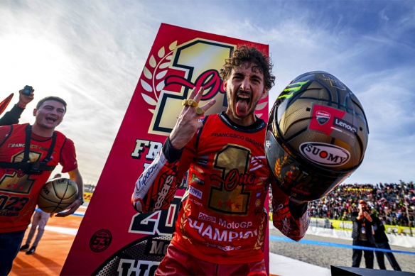 Bagnaia sacré Champion du Monde MotoGP - Crédit photo : Ducati Bagnaia sacré Champion du Monde MotoGP - Crédit photo : Ducati