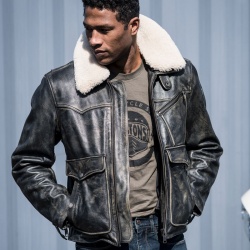 Blouson cuir Helstons Ontario