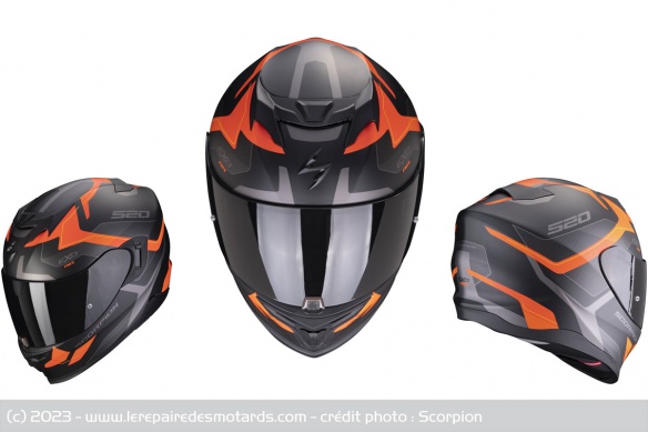 Casque intégral Scorpion EXO-520 EVO Air Elan Casque intégral Scorpion EXO-520 EVO Air Elan