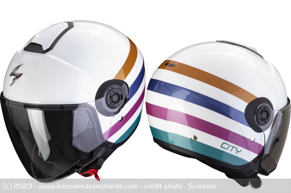 Casque jet Scorpion EXO-City II Bee Casque jet Scorpion EXO-City II Bee