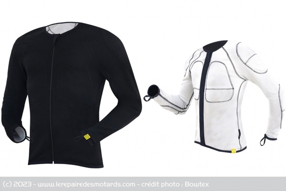 Extérieur et intérieur de la veste Bowtex Elite Extérieur et intérieur de la veste Bowtex Elite