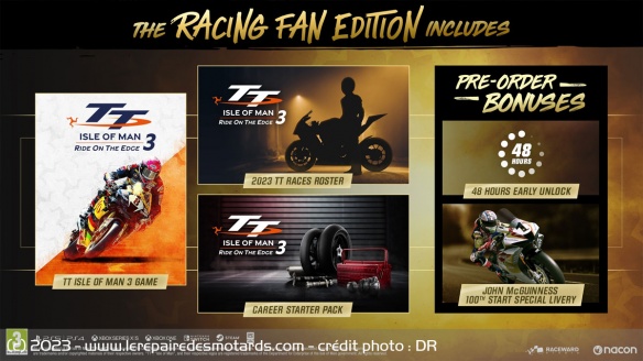 Une Racing Fan Edition est également au programme pour 10 euros de plus Une Racing Fan Edition est également au programme pour 10 euros de plus