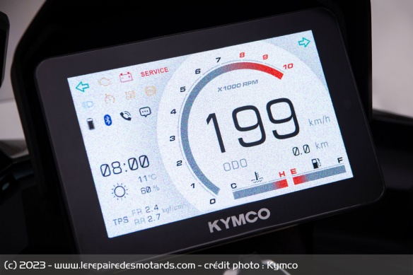 Le compteur du Kymco CV-L6 Le compteur du Kymco CV-L6