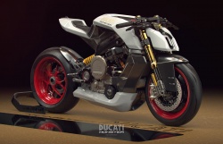 Un concept de Ducati Monster électrique - Crédit photo : Filippo Ubertino