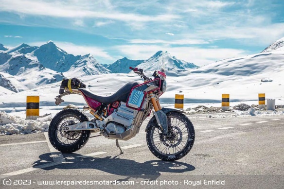 Prototype électrique Royal Enfield Himalayan Prototype électrique Royal Enfield Himalayan
