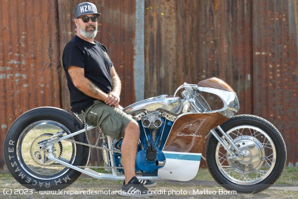 H-D Ironhead par Harzard Motorcycle