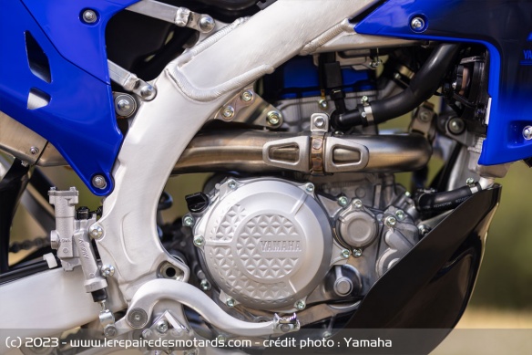 Le moteur de la Yamaha WR450F 2024 Le moteur de la Yamaha WR450F 2024