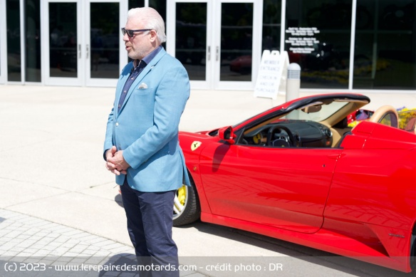Frank Stephenson à son arrivée au Barber Vintage Motorsport Museum Frank Stephenson à son arrivée au Barber Vintage Motorsport Museum