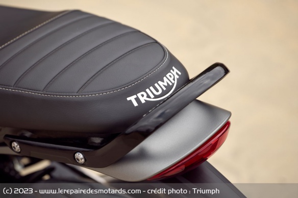 La selle de la Triumph Speed 400