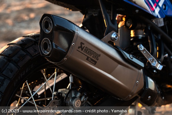 Le silencieux de la Yamaha Ténéré 700 World Rally Le silencieux de la Yamaha Ténéré 700 World Rally