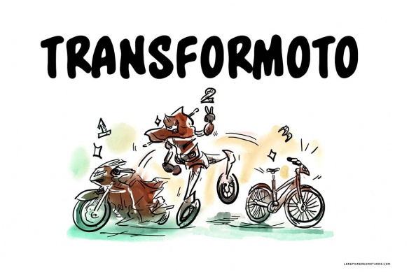 Transformation des motos en vélos