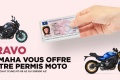 Promo Yamaha permis moto A2 offert