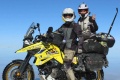 Tentative record tour monde à moto duo