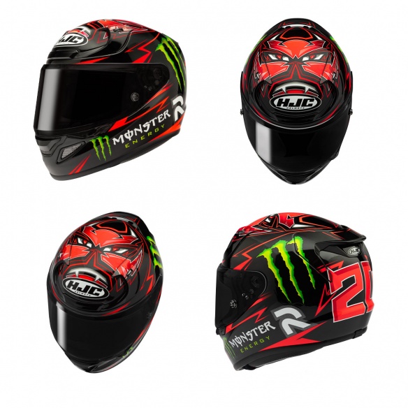 Casque replica Fabio Quartararo HJC RPHA 12 à gagner