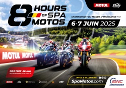Ouverture de la billetterie pour les 8h de Spa Motos